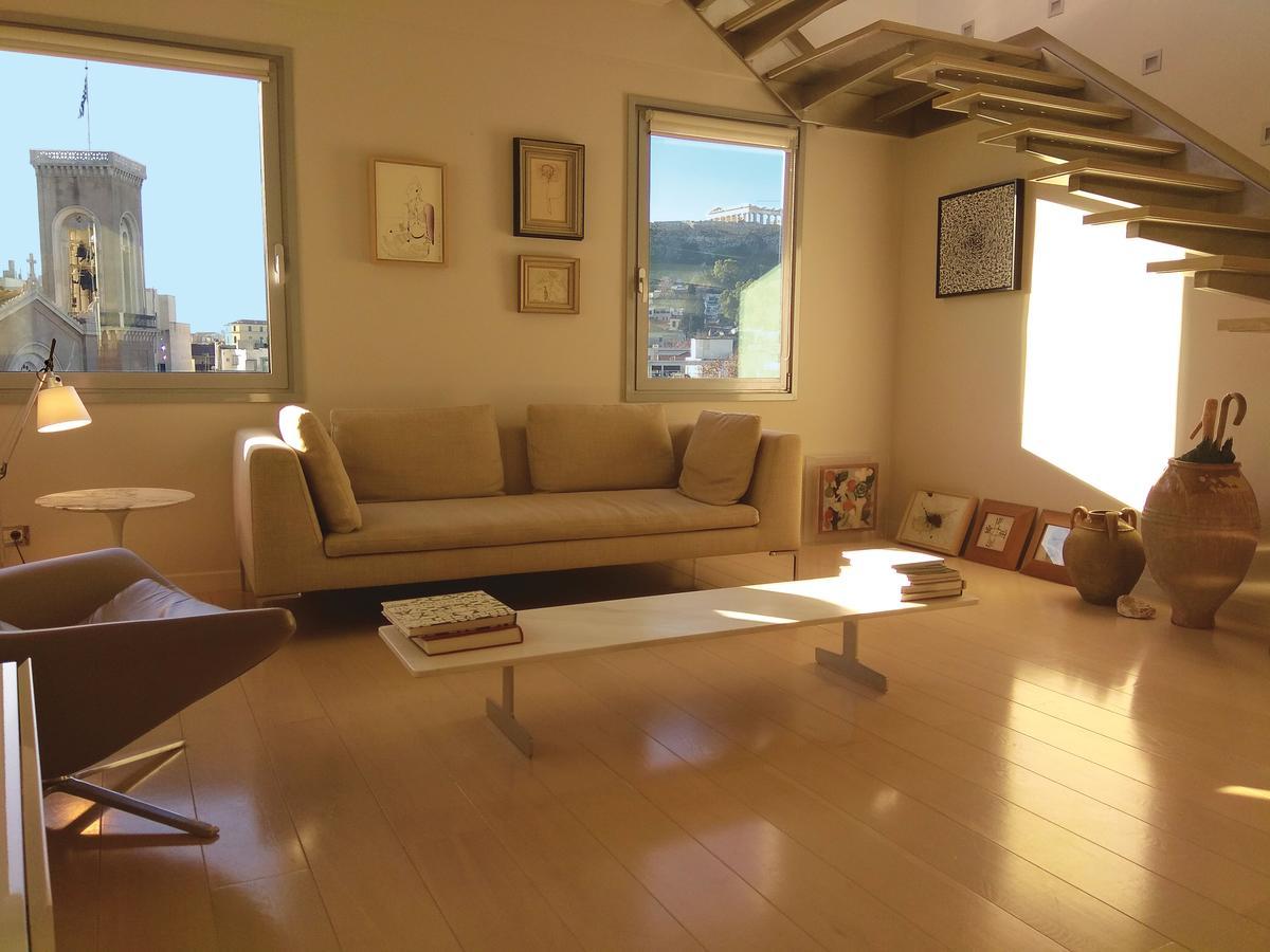 شقة Hidesign Athens Acropolis Luxury Penthouse In Plaka المظهر الخارجي الصورة