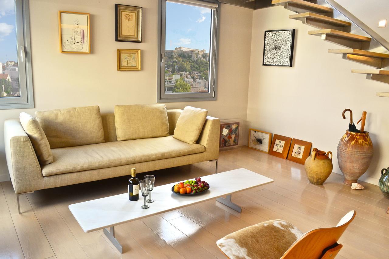 شقة Hidesign Athens Acropolis Luxury Penthouse In Plaka المظهر الخارجي الصورة